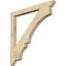 Ekena Millwork Balboa Slat Rough Sawn Bracket, Douglas Fir, 4"W x 48"D x 48"H BKT04X48X48BOA06RDF - alternate 1